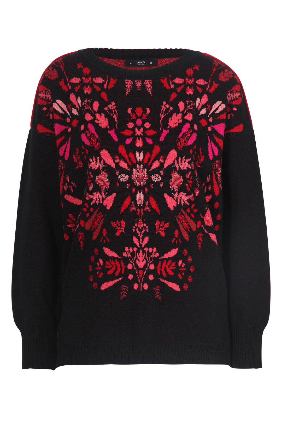 Boat Neck Pullover, Plantopia Pattern