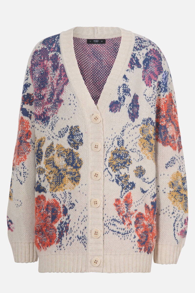 Strickjacke, Furnishing Florals Muster