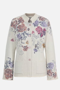 Jacquard-Jacke, Furnishing Florals Muster