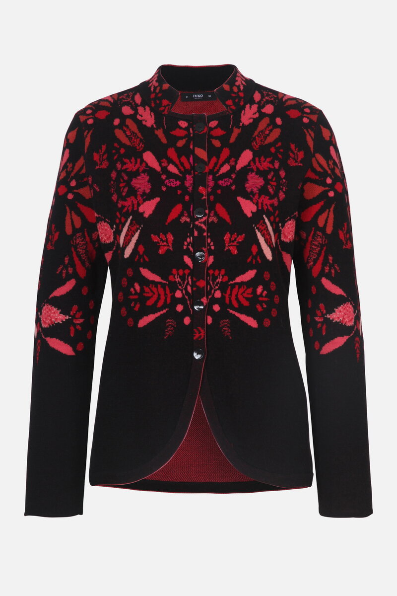Jacquard Jacket, Plantopia Pattern