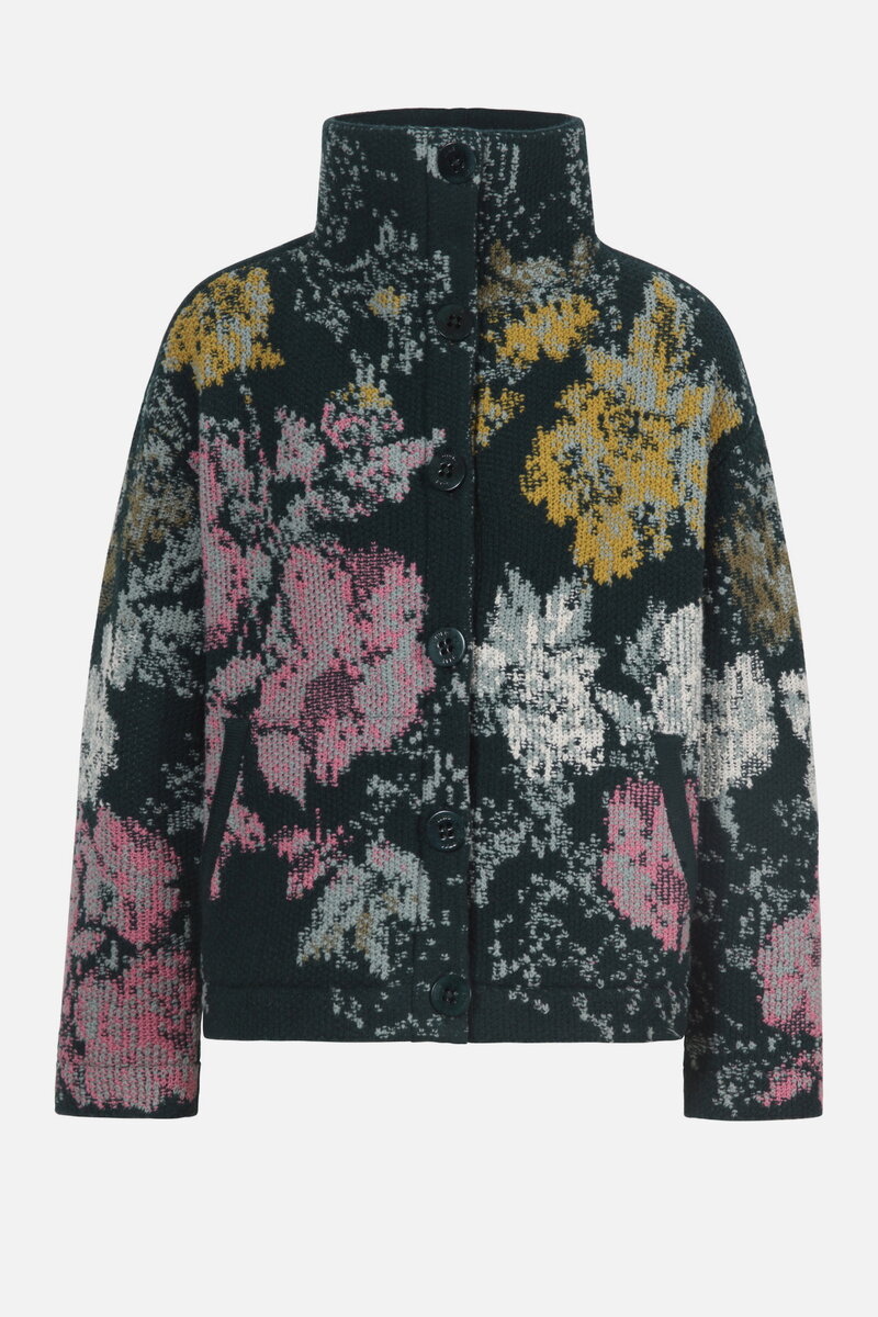 Rollneck Jacket, Furnishing Florals Pattern