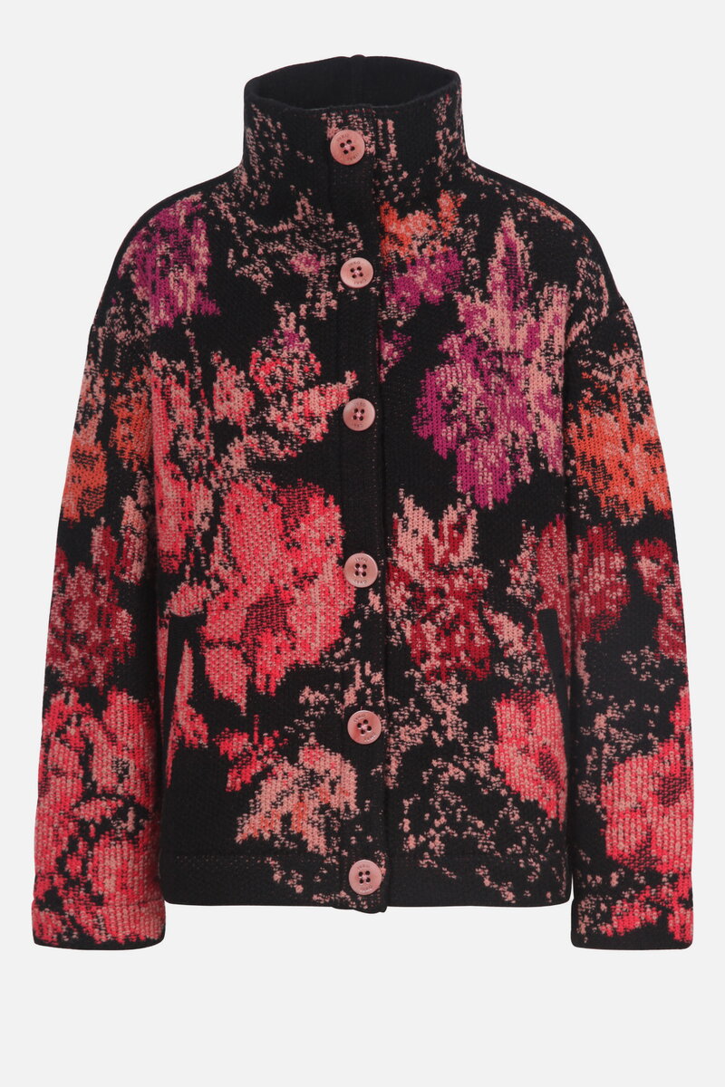 Rollneck Jacket, Furnishing Florals Pattern