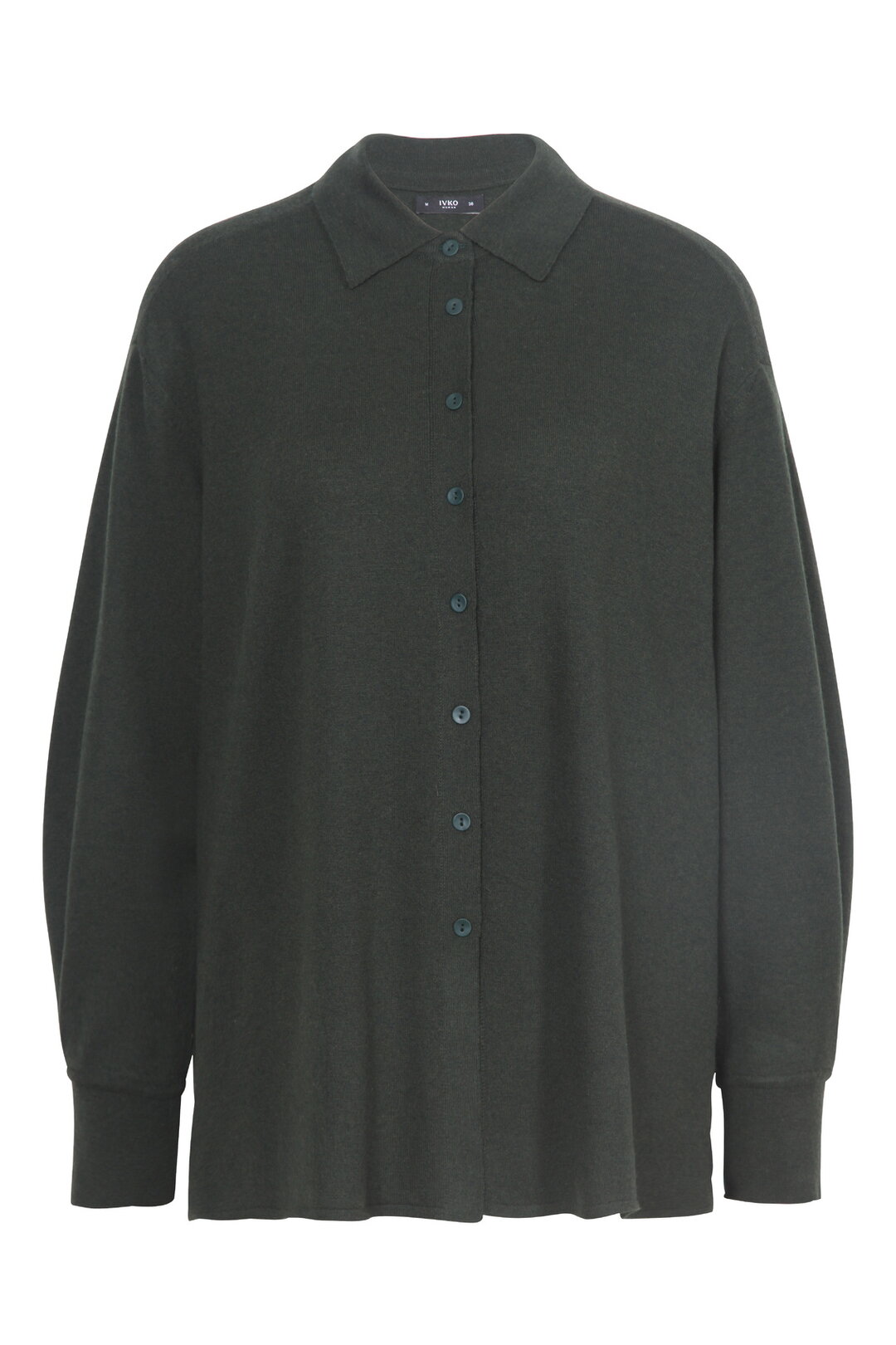 Unifarbenes Strickhemd