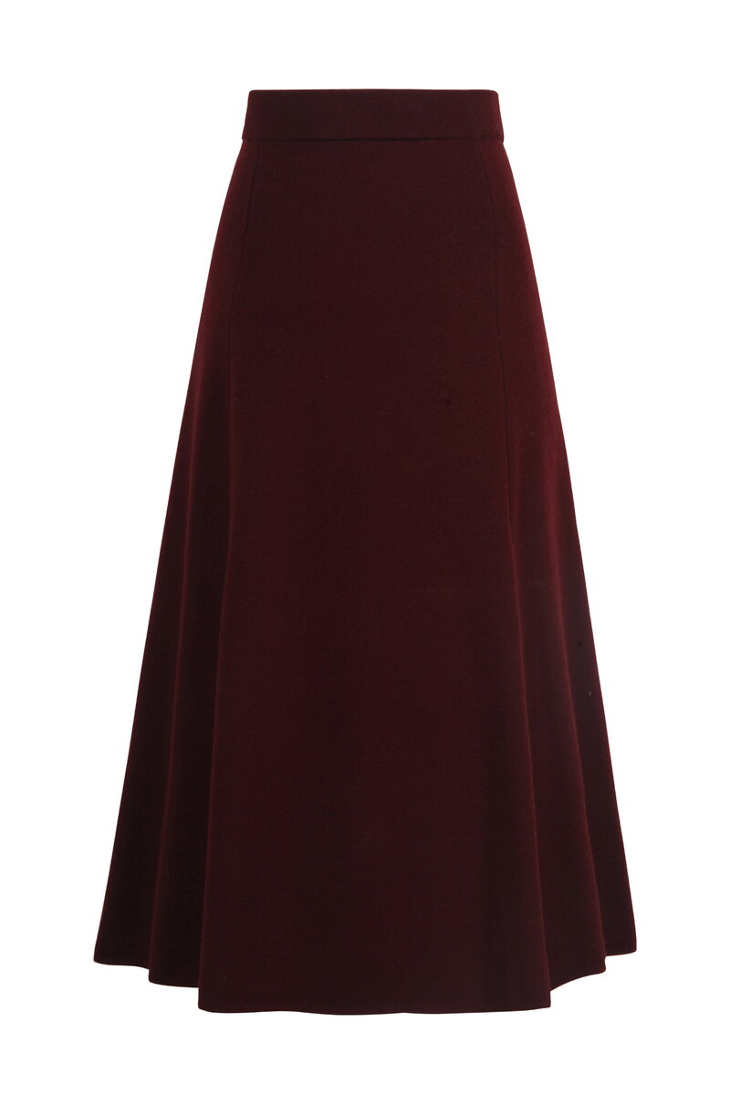 Jednobojna Midi Suknja