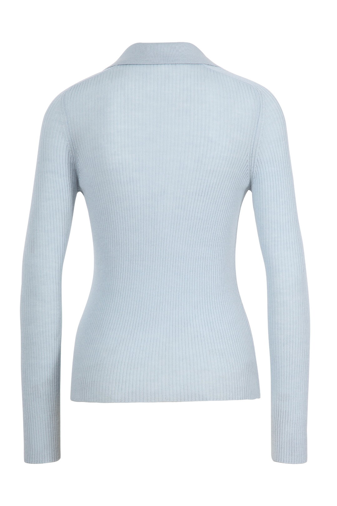 Ribbed V-Neck Pullover