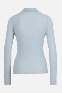 Ribbed V-Neck Pullover