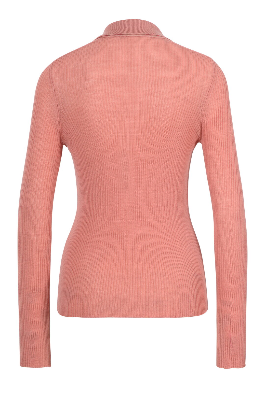 Ribbed V-Neck Pullover