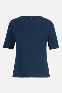 O-Neck Pullover with Short Sleeves