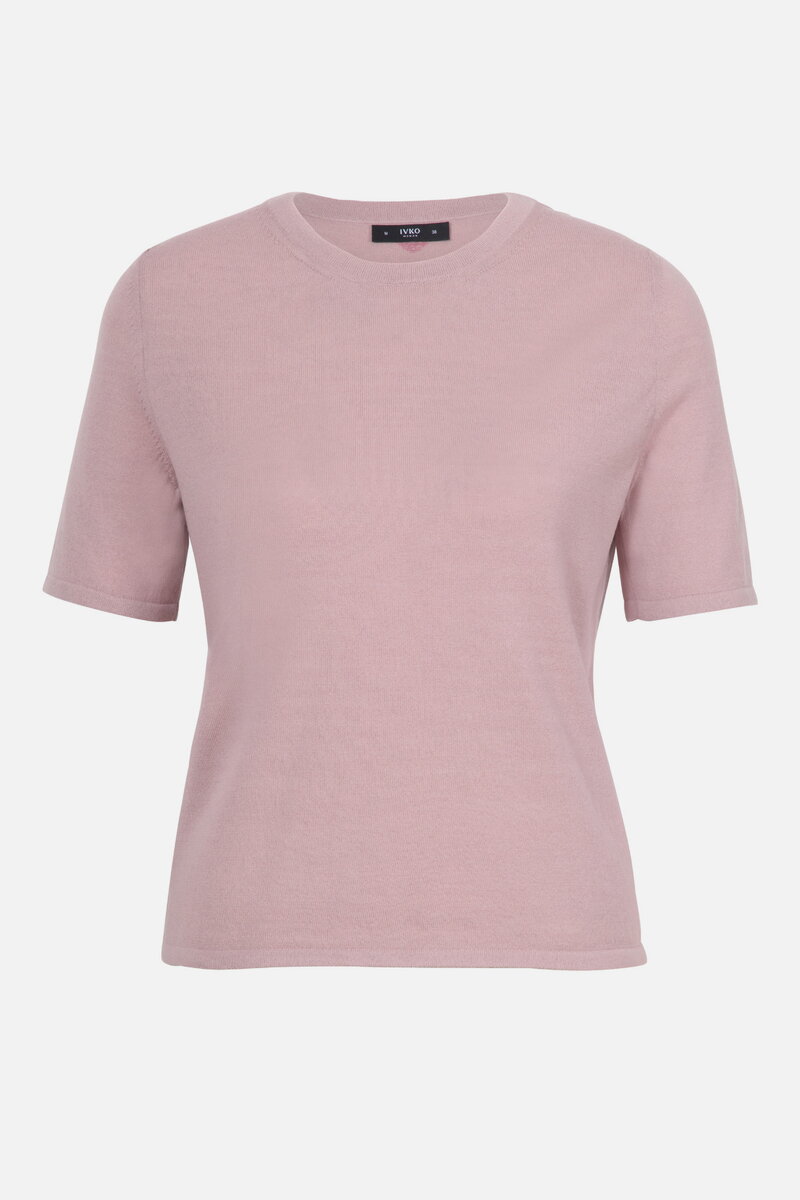 O-Neck Pullover with Short Sleeves