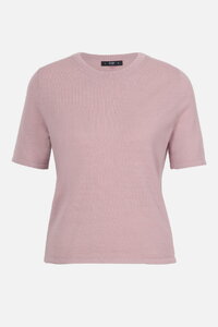 O-Neck Pullover with Short Sleeves