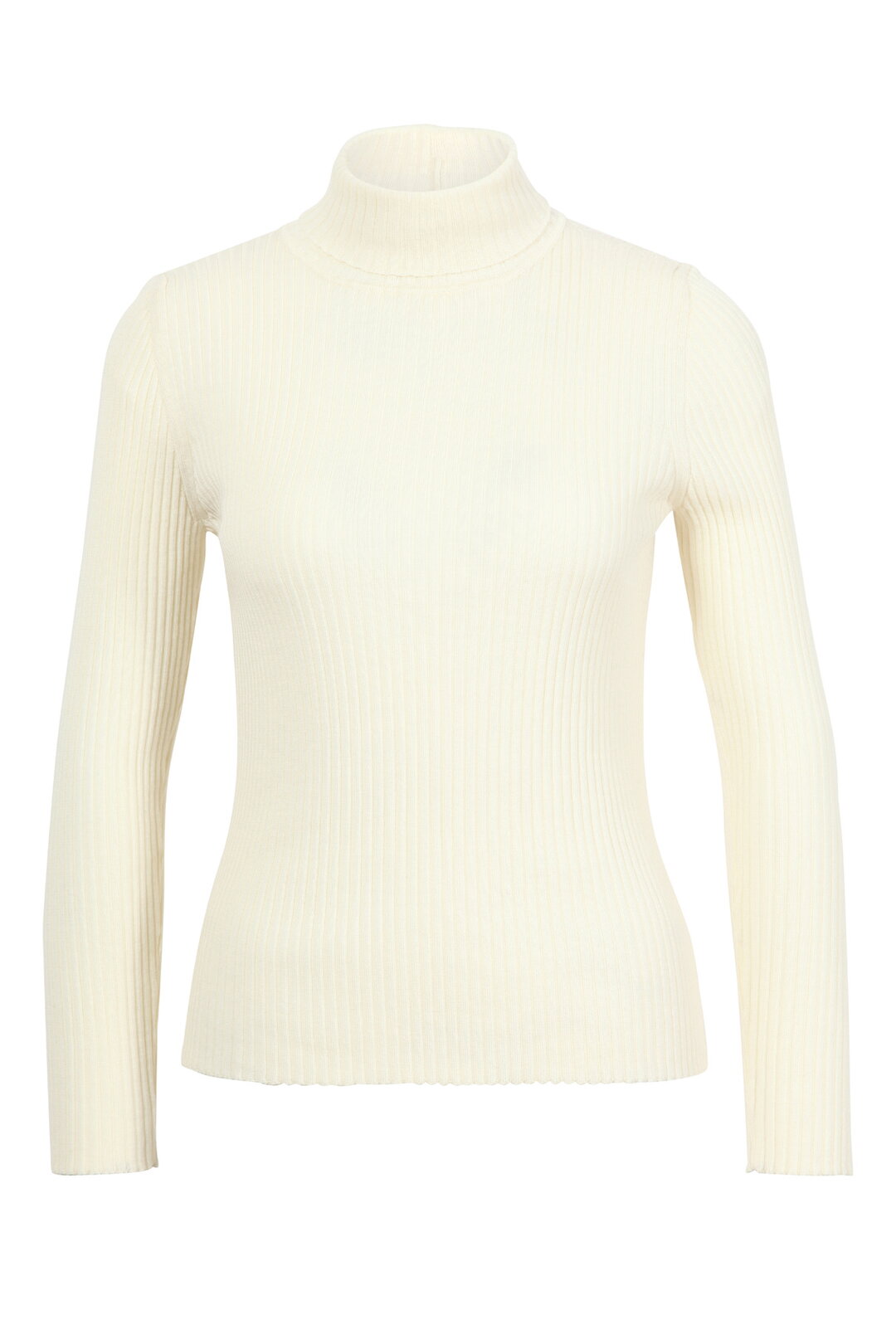 Gerippter Rollkragenpullover