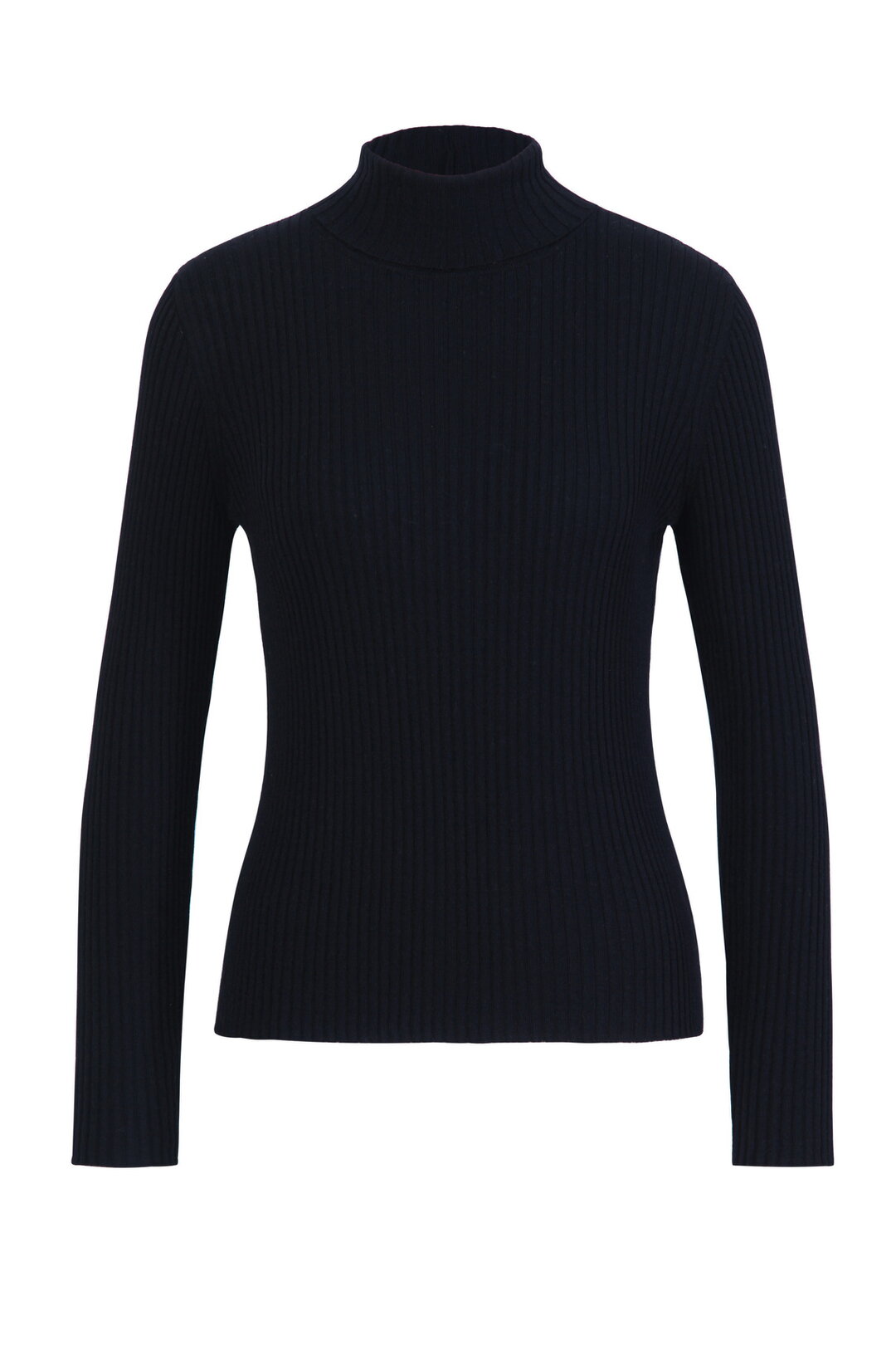 Gerippter Rollkragenpullover