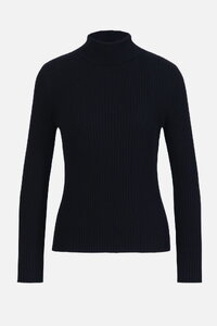 Gerippter Rollkragenpullover