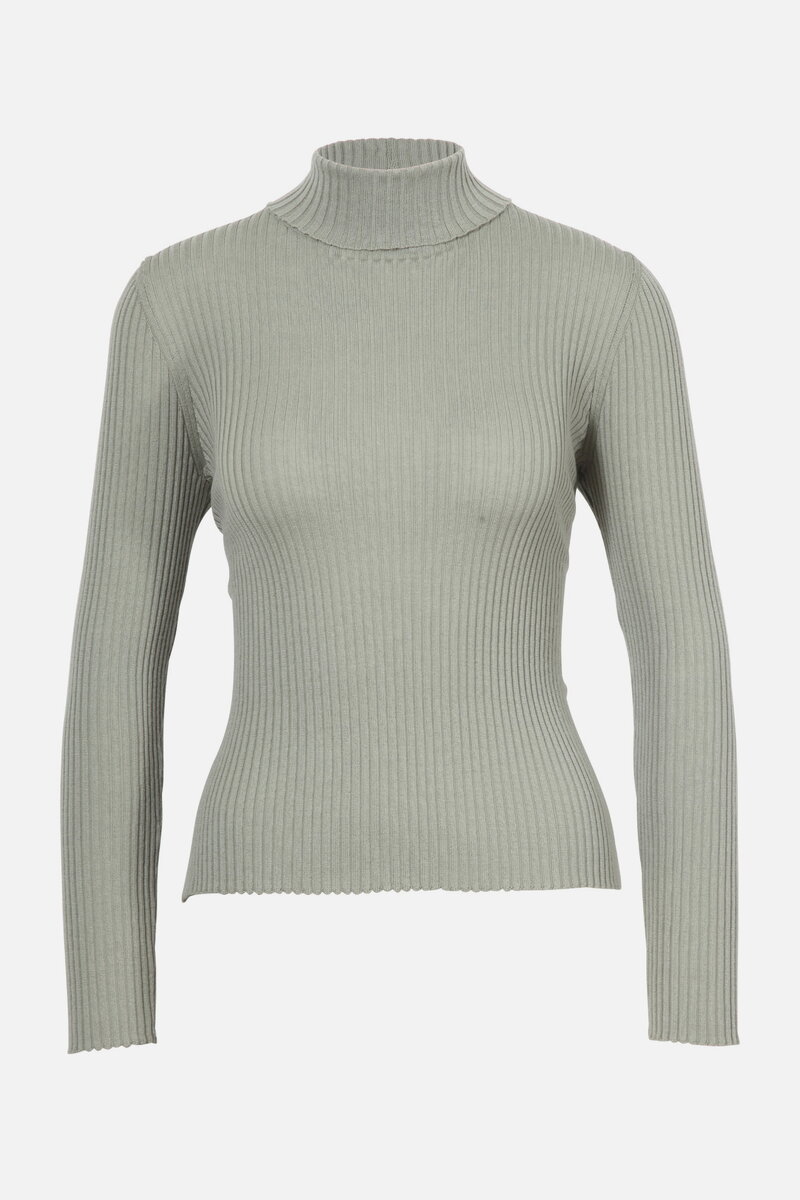 Ribbed Rollneck Pullover