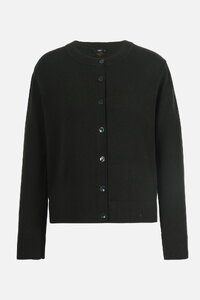 Strickjacke mit O-Ausschnitt