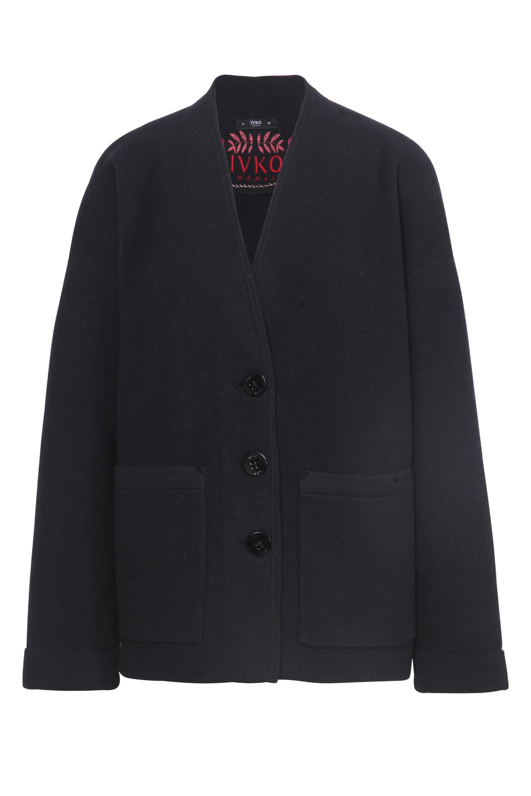 Jacke aus gekochter Wolle