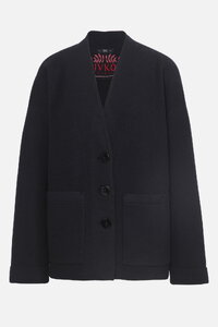 Jacke aus gekochter Wolle