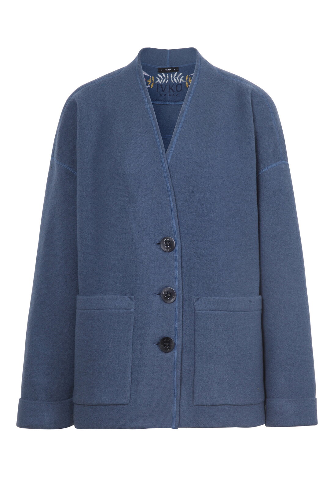 Jacke aus gekochter Wolle