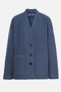 Jacke aus gekochter Wolle