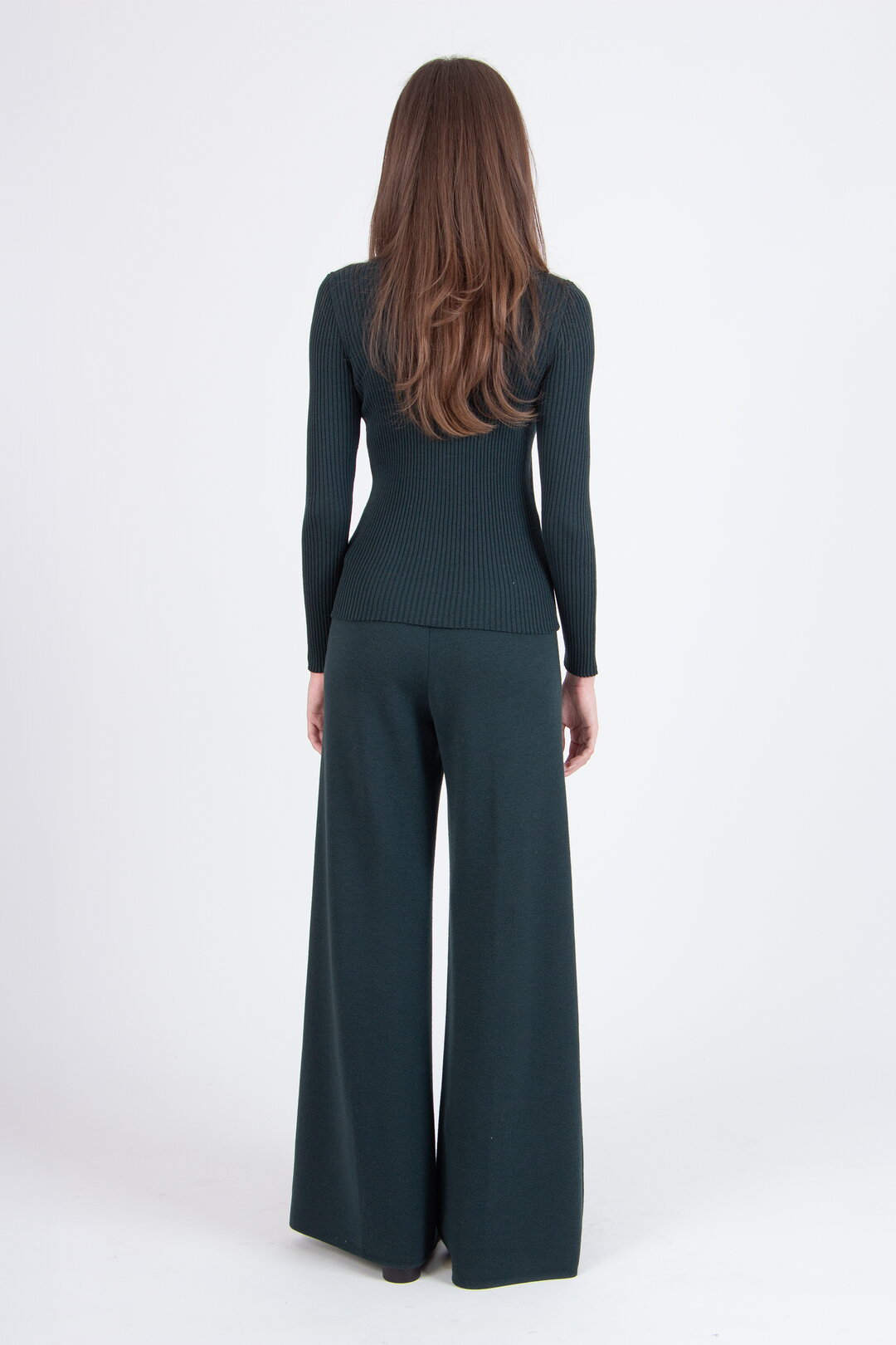 Gerippter Rollkragenpullover