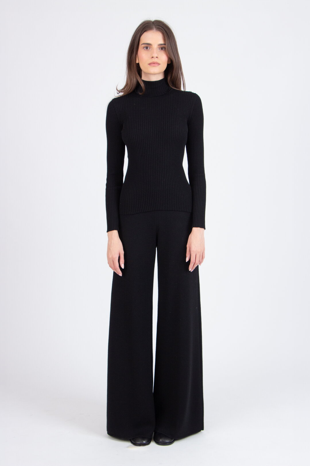 Solid Knitted Pants