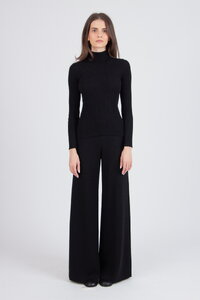 Solid Knitted Pants