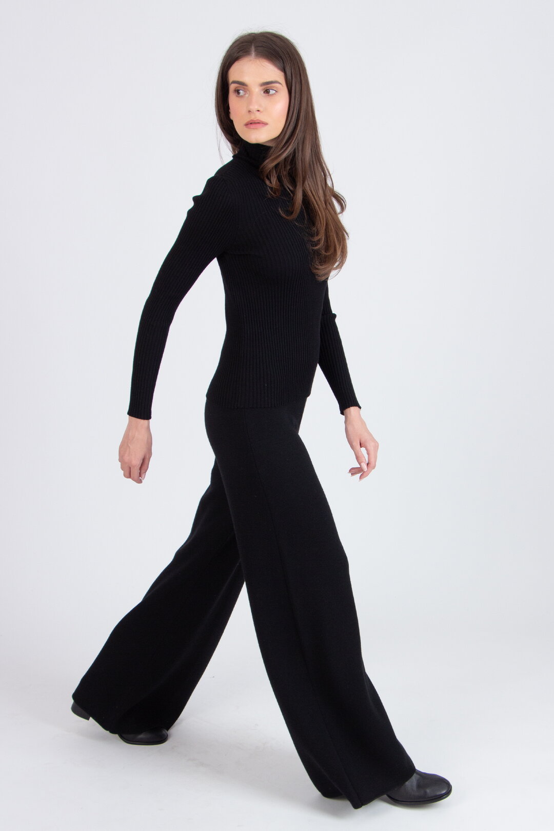 Unifarbene Strickhose