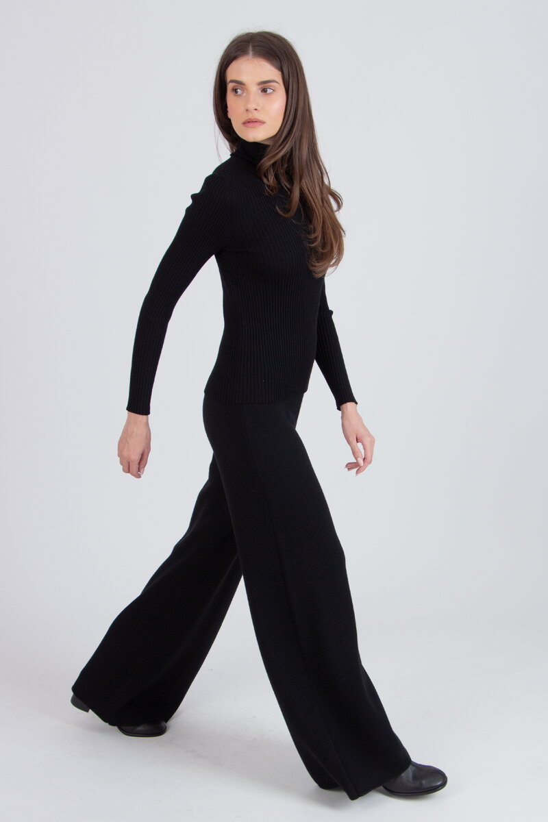 Unifarbene Strickhose