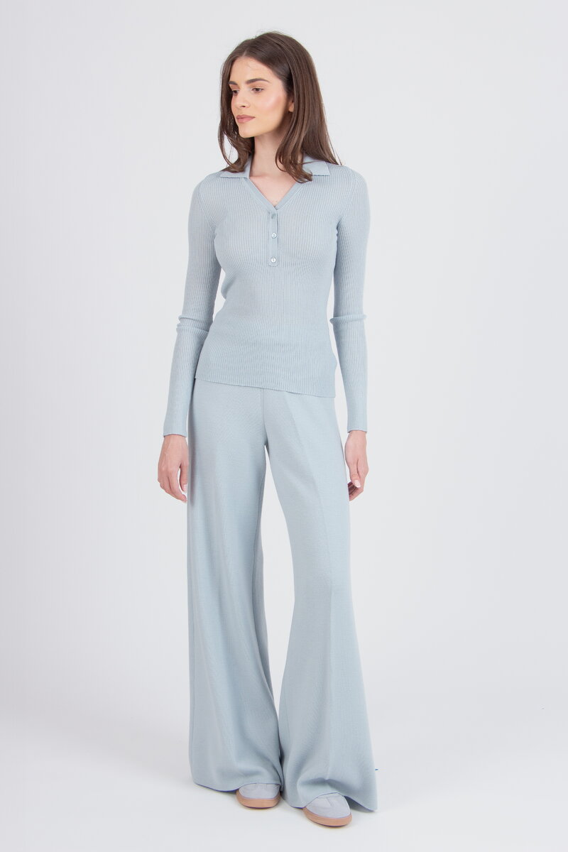 Unifarbene Strickhose