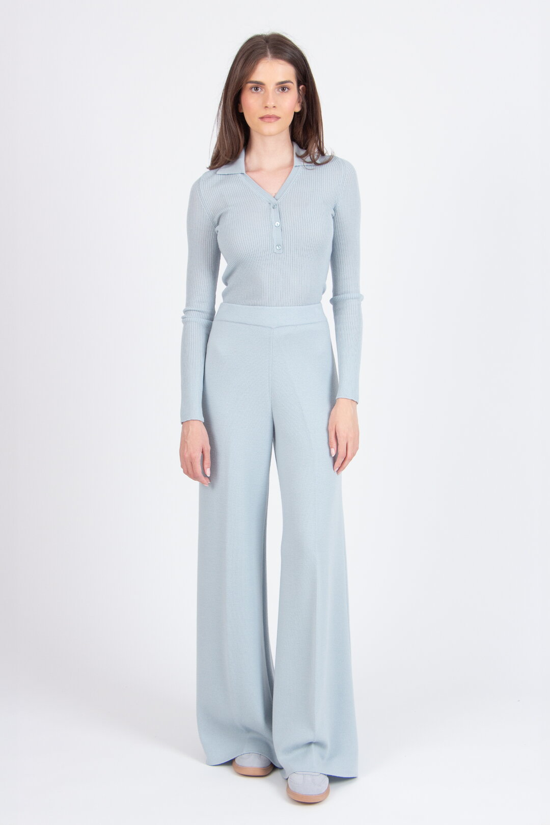 Unifarbene Strickhose