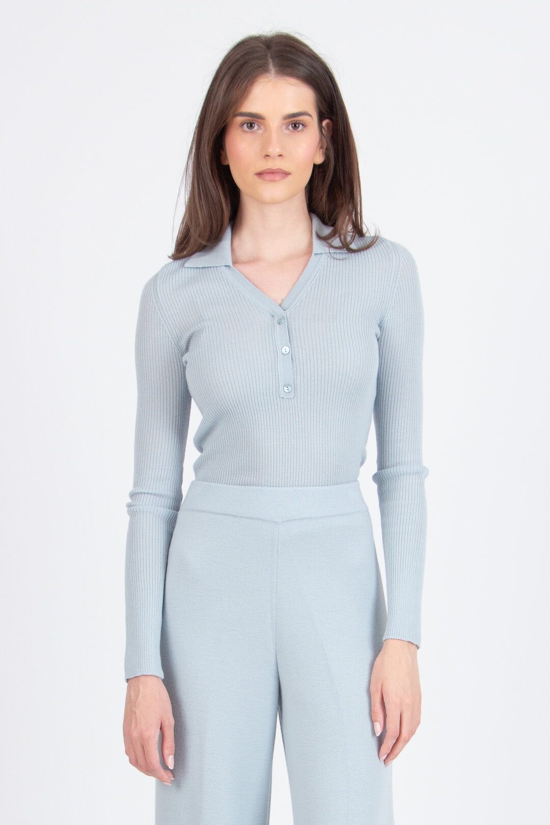 Unifarbene Strickhose