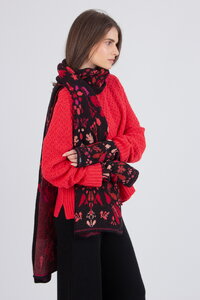 Wristwarmers, Plantopia Pattern