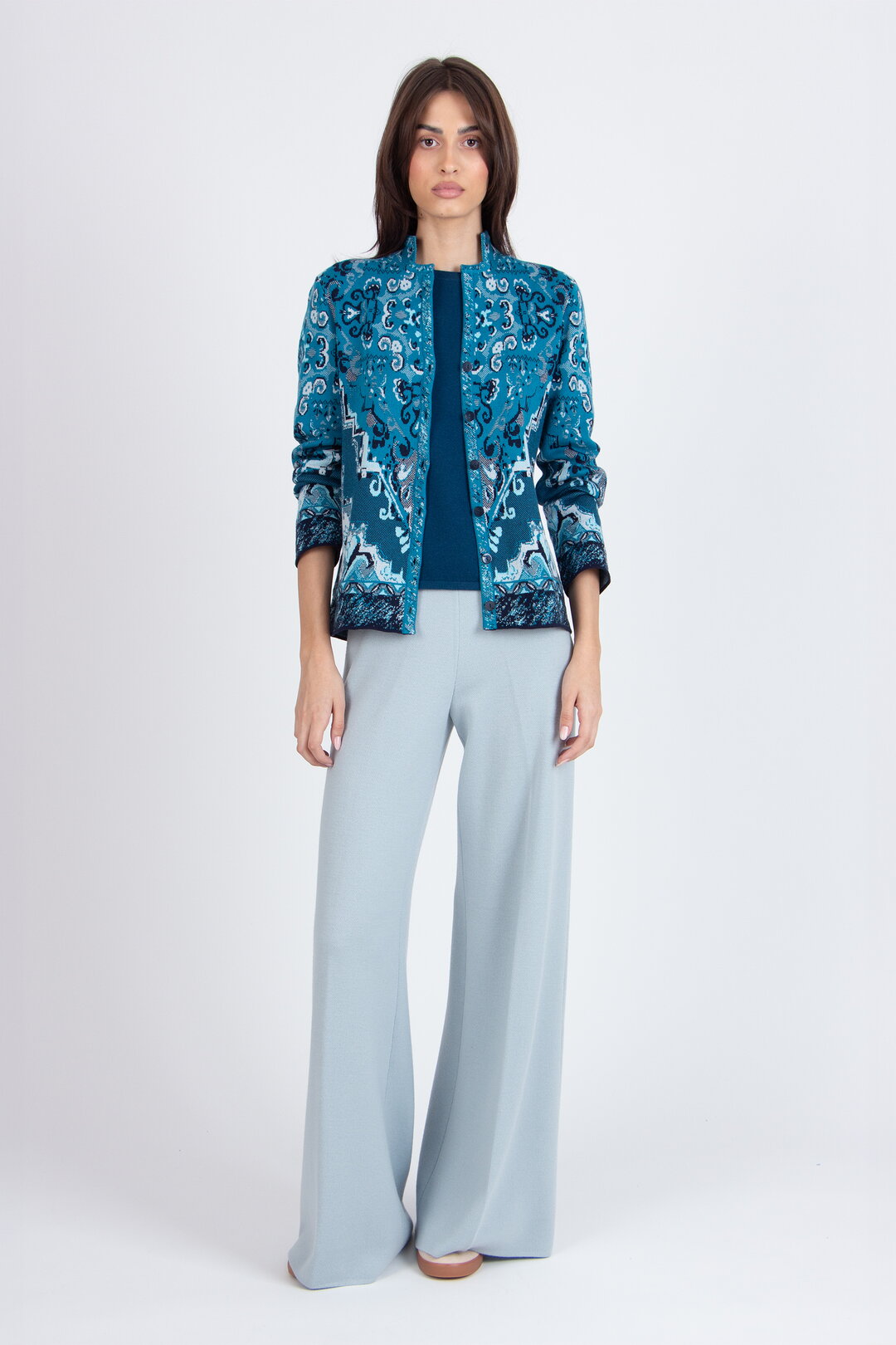 Jacquard-Jacke, Kelim Muster