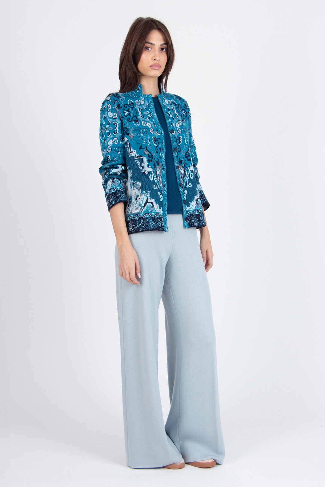 Jacquard-Jacke, Kelim Muster
