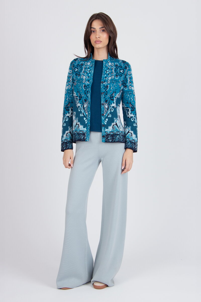 Jacquard-Jacke, Kelim Muster