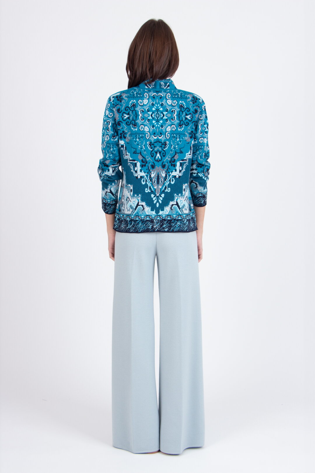 Jacquard-Jacke, Kelim Muster