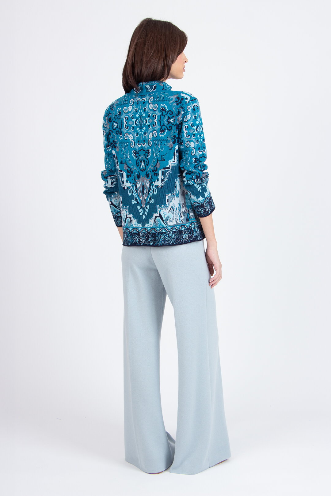 Jacquard-Jacke, Kelim Muster