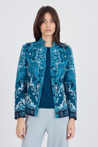 Jacquard-Jacke, Kelim Muster