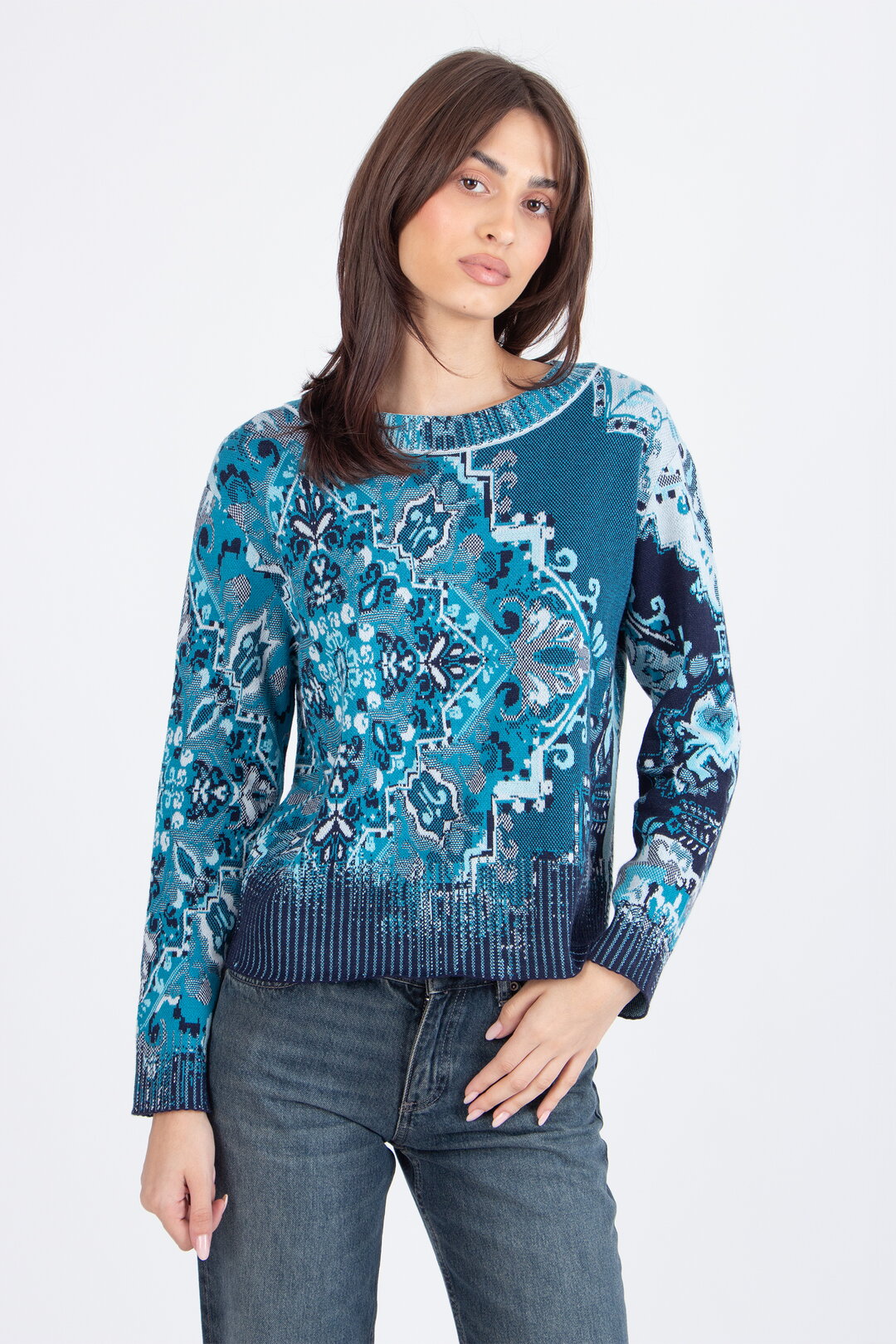 Pullover, Kelim Muster
