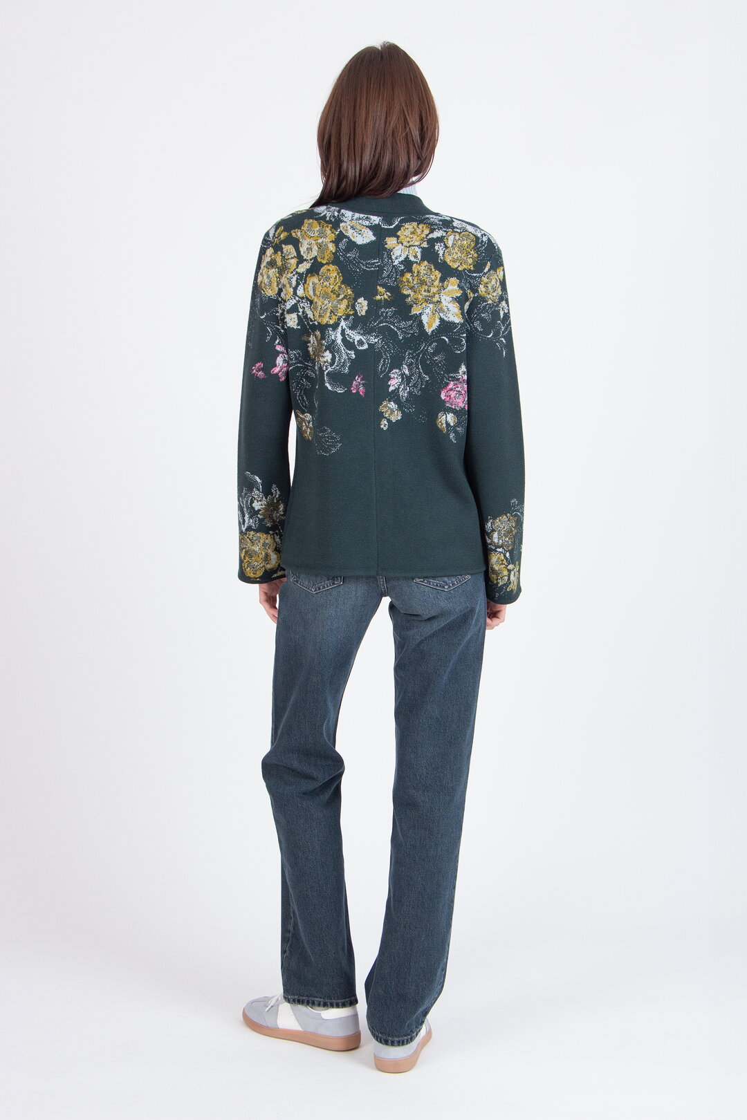 Jacquard-Jacke, Furnishing Florals Muster