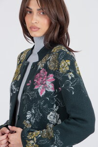 Jacquard-Jacke, Furnishing Florals Muster