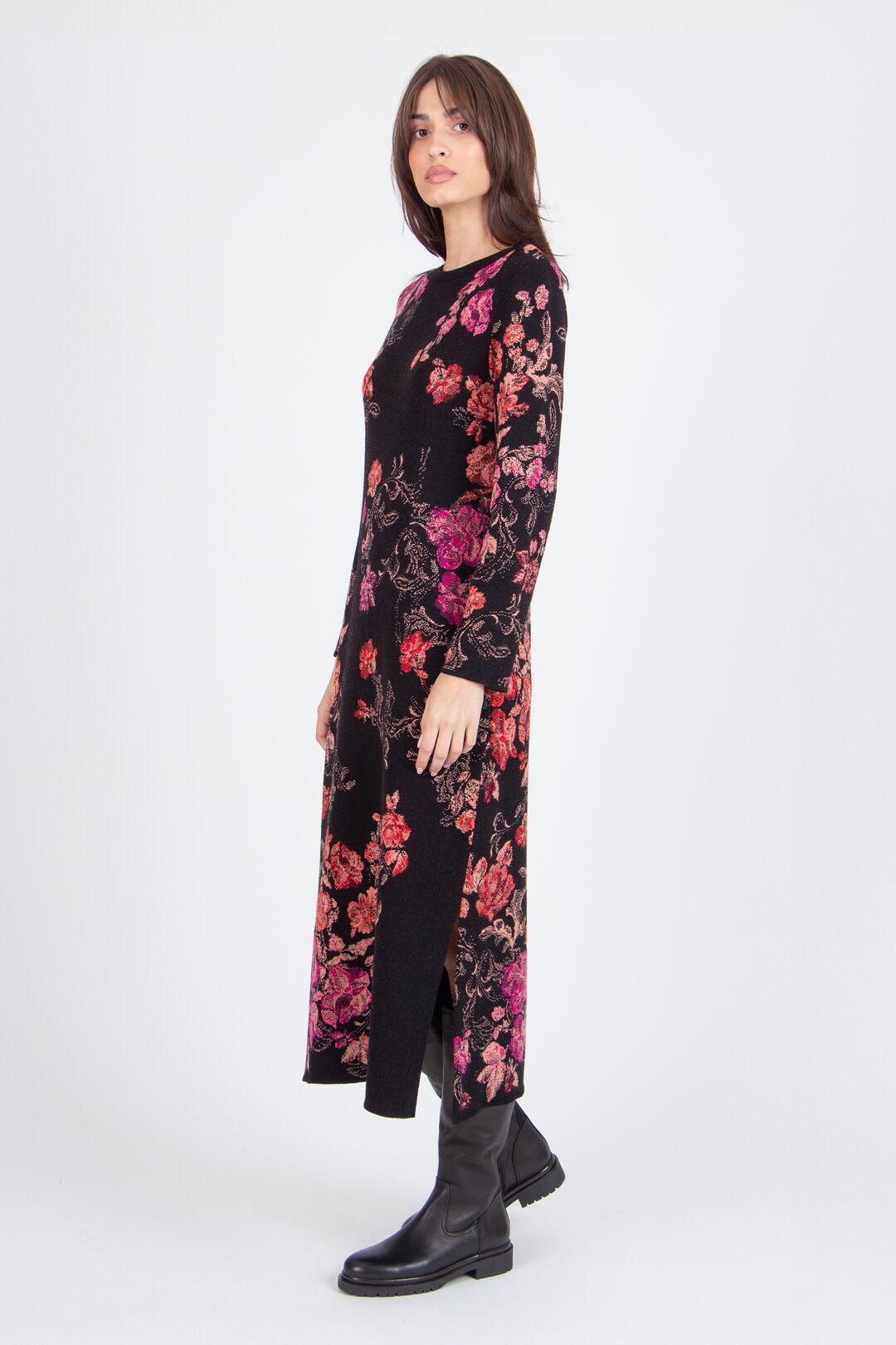 Jacquard-Kleid, Furnishing Florals Muster
