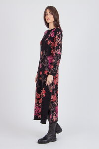Jacquard-Kleid, Furnishing Florals Muster