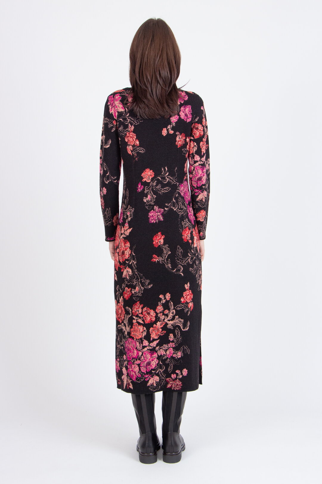 Jacquard-Kleid, Furnishing Florals Muster