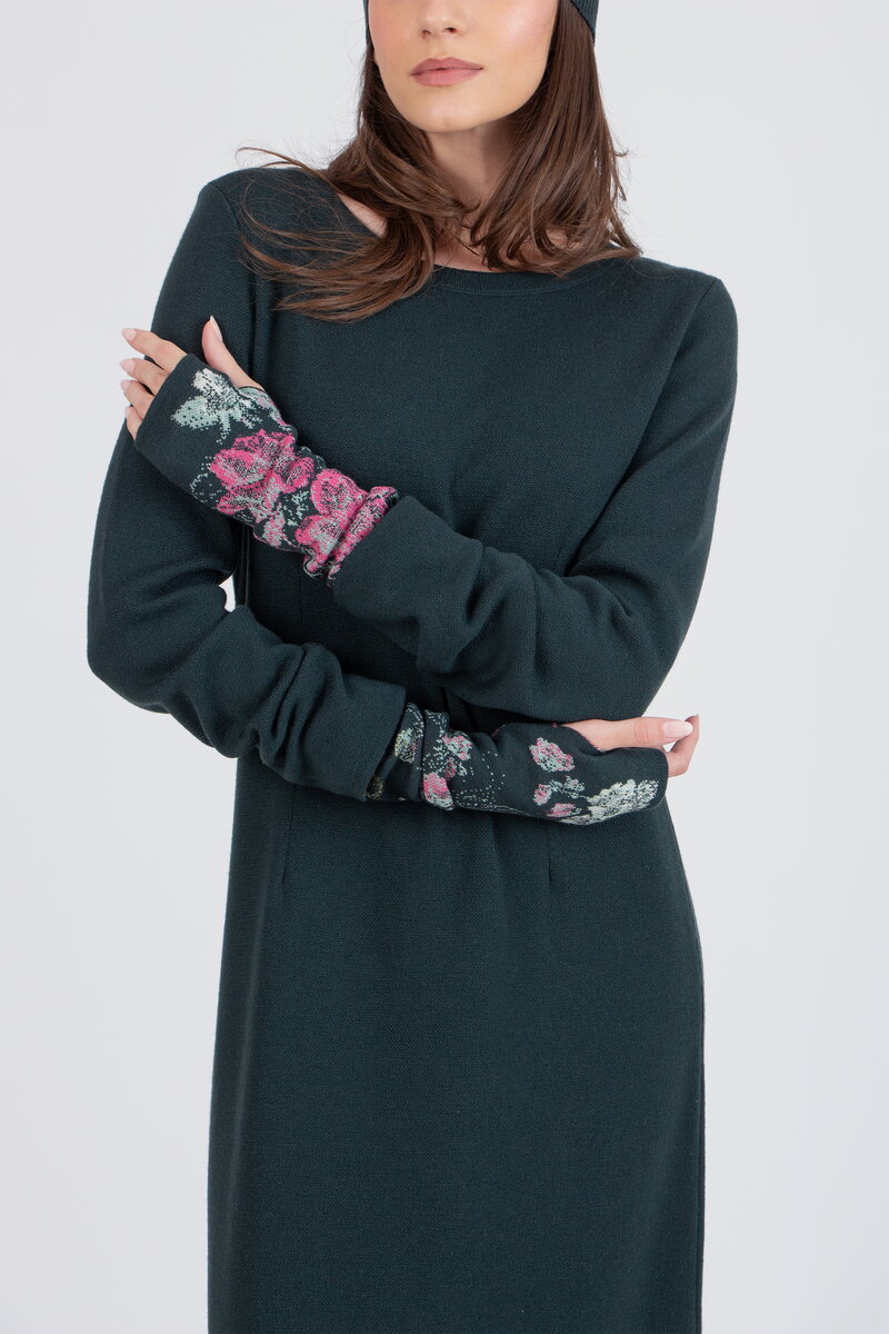 Wristwarmers,  Furnishing Florals Pattern