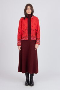 Jacquard Jacket, Ornament Pattern