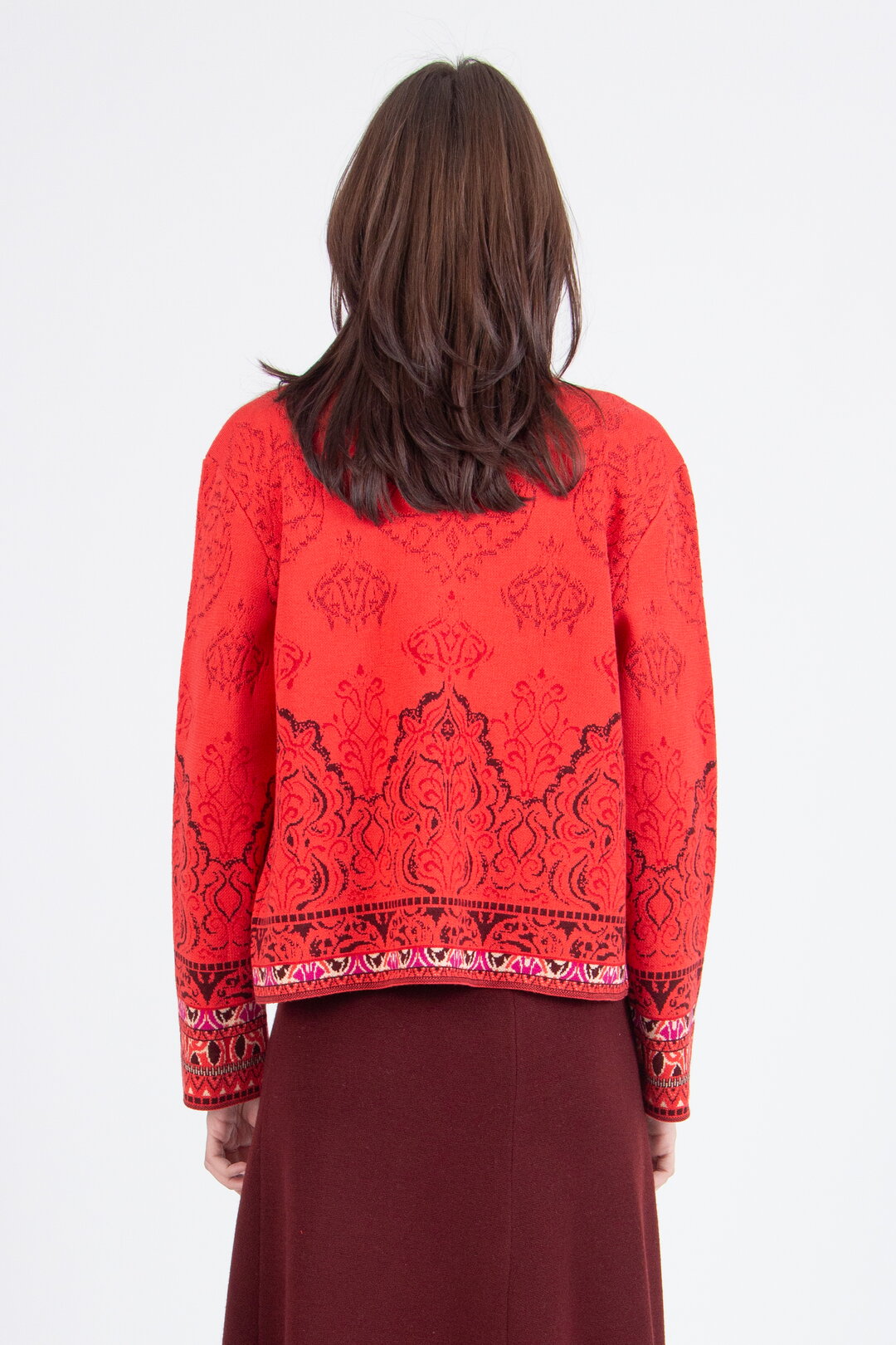 Jacquard Jacket, Ornament Pattern