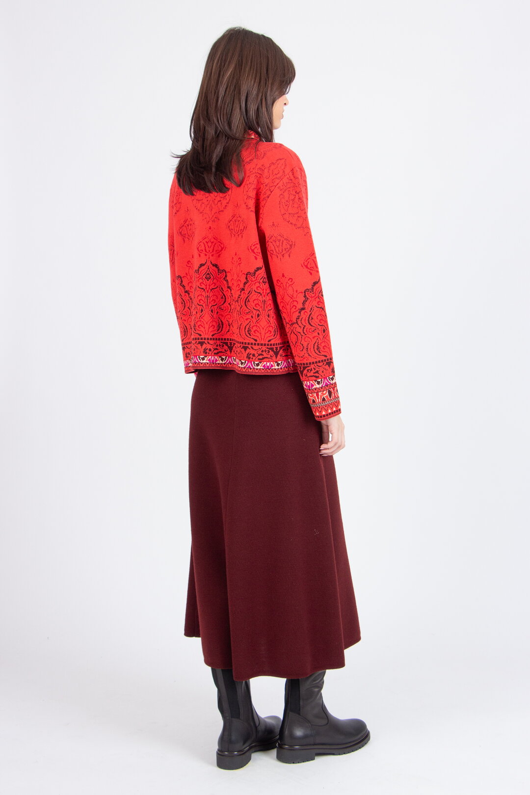 Jacquard Jacket, Ornament Pattern