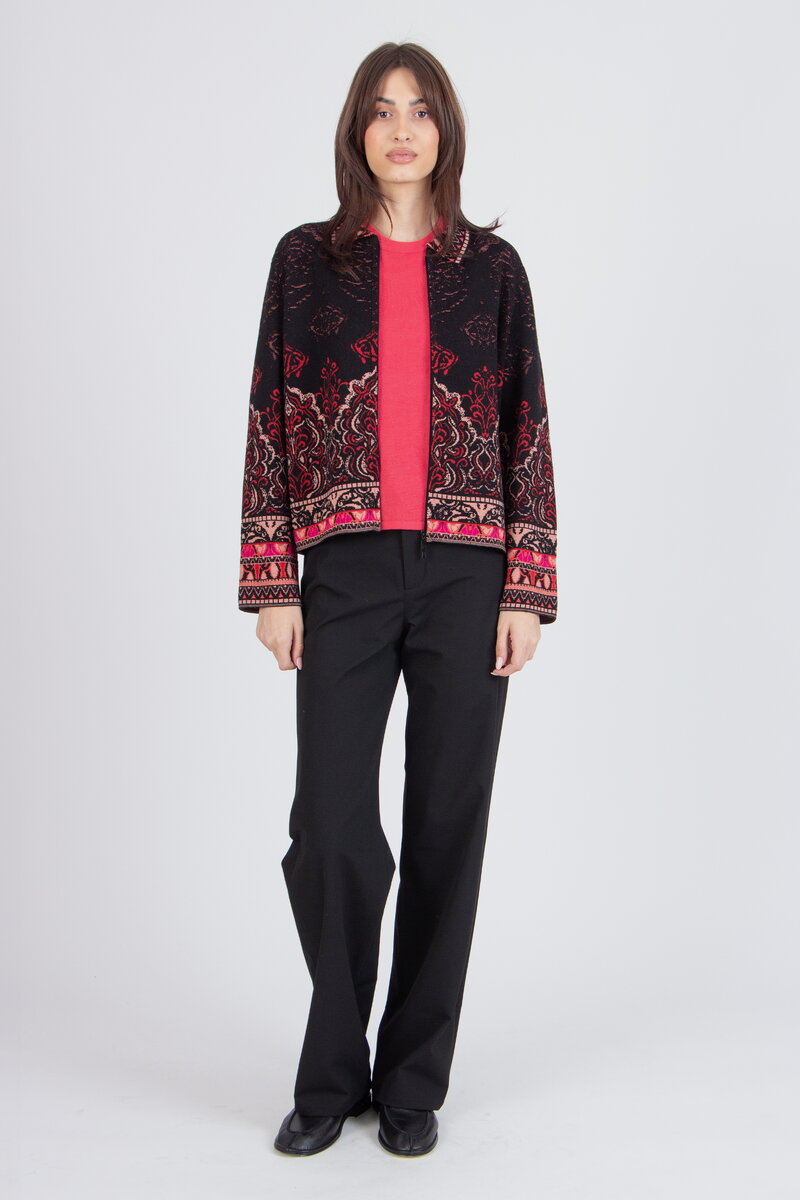 Jacquard-Jacke, Ornament Muster