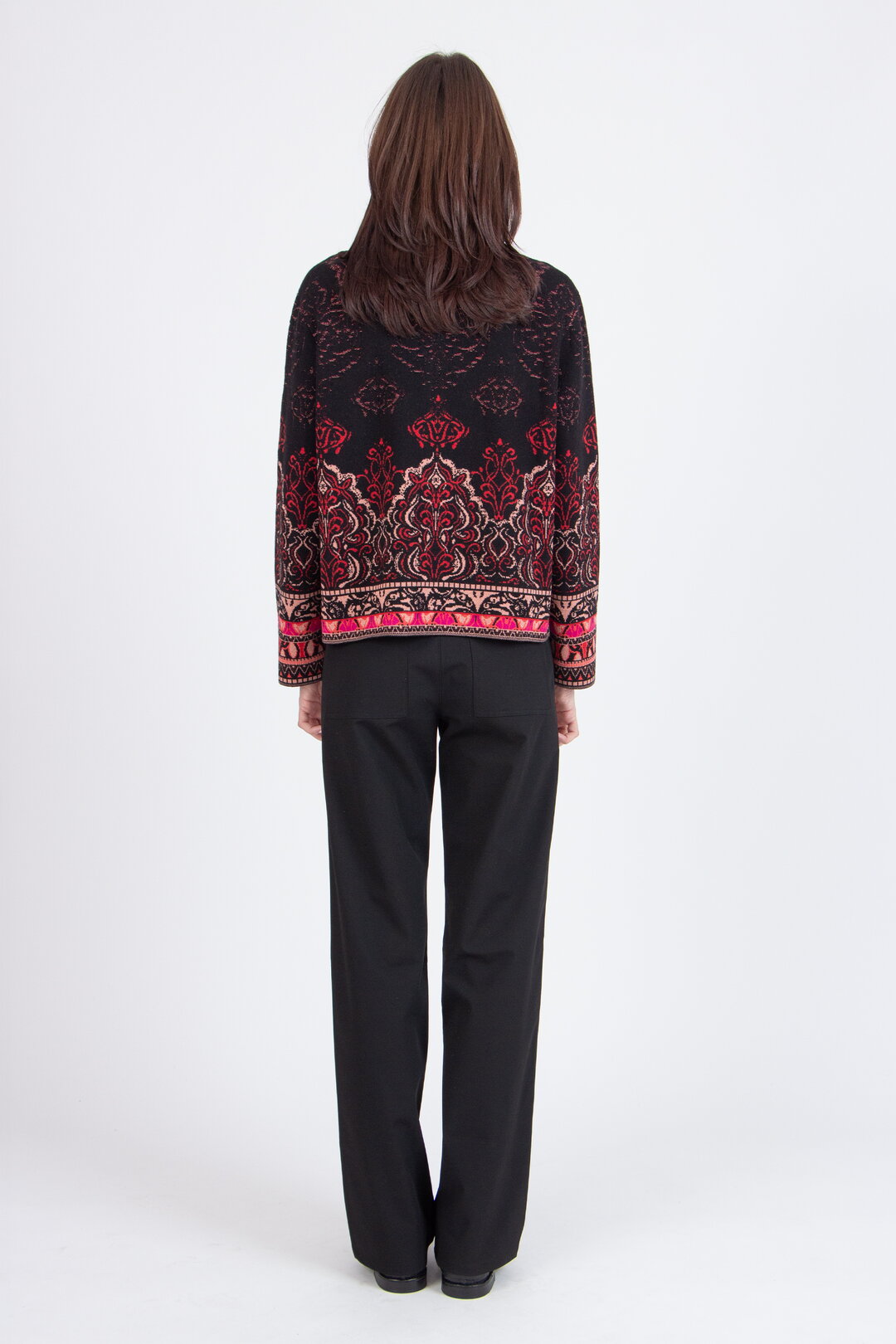 Jacquard-Jacke, Ornament Muster